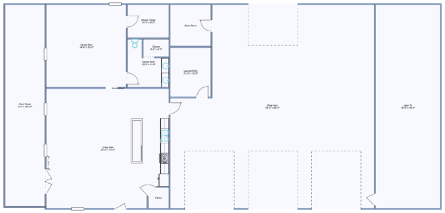 Barndominium Plan 98484 - Image 13